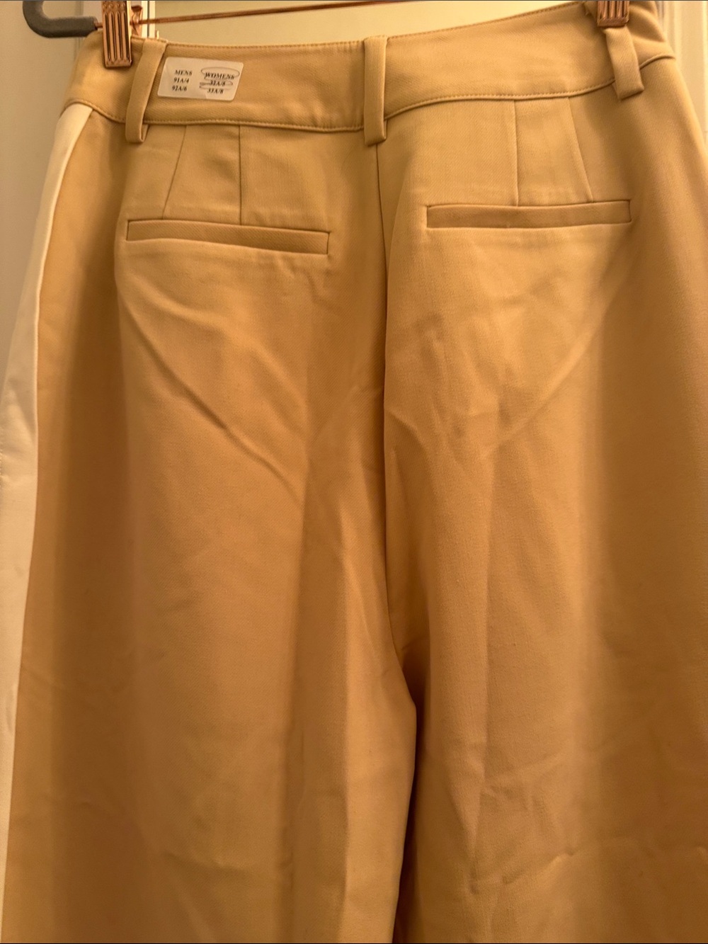 Women’s Beige Straight-Leg Dress Pants - Picture 11 of 16
